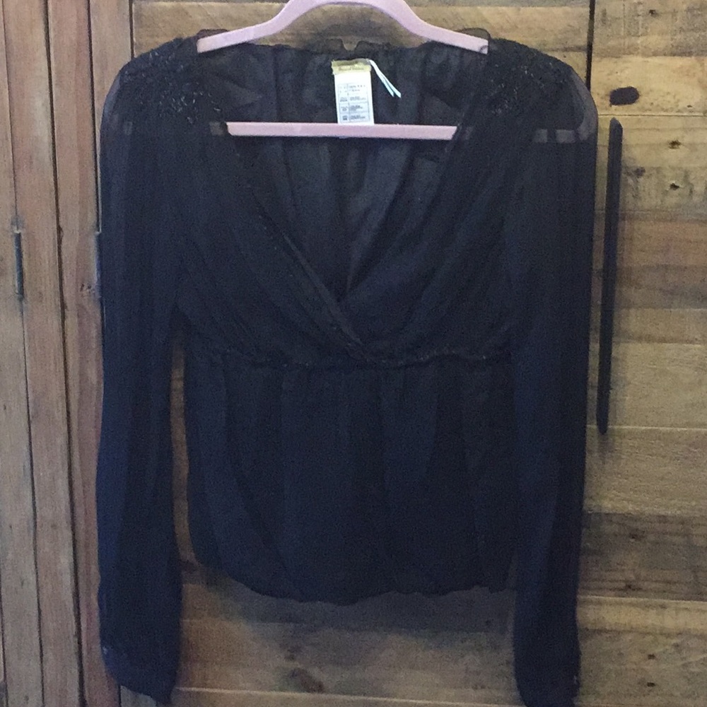 EUC Max Studio Sheer Top Sz XS